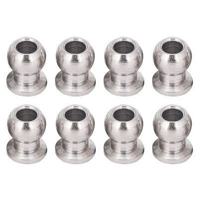 Tyenaza 8Pcs 1/10 RC Shock Damper Ball Head for Hpi/Hsp/Losi/Axial/Redcat/Himoto/Losi