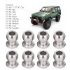 Tyenaza 8Pcs 1/10 RC Shock Damper Ball Head for Hpi/Hsp/Losi/Axial/Redcat/Himoto/Losi view 4