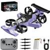 2-in-1 Flying Car & Stunt Drone, Rechargeable Dual-Mode Car Drone  Drive  Fly  Conquer Every Terrain, Flying Cars & Stunt Drones, Land and Air 360 Flip Aircraft High Speed Drift Cars (Purple) view 1