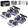 2-in-1 Flying Car & Stunt Drone, Rechargeable Dual-Mode Car Drone  Drive  Fly  Conquer Every Terrain, Flying Cars & Stunt Drones, Land and Air 360 Flip Aircraft High Speed Drift Cars (Purple*2) view 1