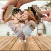 Custom Building Brick Photo Block Personalized Picture Display with Name Couple Photo Block, Brick Portrait for Women, Men Valentines Day, Birthday, Anniversary & Home Dcor 2 view 4