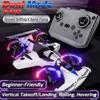 2-in-1 Flying Car & Stunt Drone, Rechargeable Dual-Mode Car Drone  Drive  Fly  Conquer Every Terrain, Flying Cars & Stunt Drones, Land and Air 360 Flip Aircraft High Speed Drift Cars (White*2) view 3