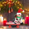 FytStycale Electric Christmas Toy Christmas Skateboarder Doll Gift for Kids with Songs Versatile Easy Setup Xmas Decoration Ornament, Elf view 2