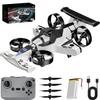 2-in-1 Flying Car & Stunt Drone, Rechargeable Dual-Mode Car Drone  Drive  Fly  Conquer Every Terrain, Flying Cars & Stunt Drones, Land and Air 360 Flip Aircraft High Speed Drift Cars (White) view 1