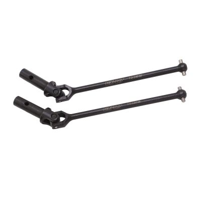 2Pcs Black RC Universal Front Drive Shaft, High Hardness Steel Material, Stable High Accuracy RC Car Front Drive Shaft for ZD Racing 1/7 and EX 07 RC Cars, Easy to Install and DISA