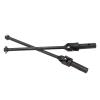 2Pcs Black RC Universal Front Drive Shaft, High Hardness Steel Material, Stable High Accuracy RC Car Front Drive Shaft for ZD Racing 1/7 and EX 07 RC Cars, Easy to Install and DISA view 2