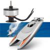 350KV Brushless Motor Outrunner, Aluminum Alloy High Temperature Motor, CNC Machined 6061 T6 Aluminum Covers, for RC Model Boat and Underwater Thruster, Durabl view 2