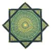 First Earth Flow Star - Dapo Star - Flow Toy Celestial Compass Teal (UV), 25.5" - Regular view 2