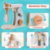 Wooden Toy Mixer for Kids Kitchen Playset - 9-Piece Toddler Cooking Set with Stand Mixer, Play Food, and Pretend Play Kitchen Accessories - Educational Kids Toys for Ages 3 and Up by Hey Play view 4
