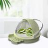 Bassadoro Silkworm Observation Box Transparent Breeding Container for Kids Nature Exploration Toys Easy to Observe Hatching Pet Breeding- Green view 4