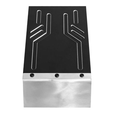 1:7 RC Car Skid Plate Chassis Protector Replacement Guard for 4WD RC Crawler Off-Road Protection Easy Installation- Black