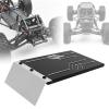 1:7 RC Car Skid Plate Chassis Protector Replacement Guard for 4WD RC Crawler Off-Road Protection Easy Installation- Black view 4
