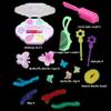 ICRPSTU Makeup Pretend Playset for Children 17Pcs Hairdressing Styling Head Doll Makeup Toy Educational Toy Gift for Kids Girls (ICRPSTUF9b-10322117) view 3