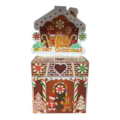 Christmas Money Box Gift Case - Fun Money Gift Box for Adults, Xmas Decor, Holiday Cash Present for Mom Dad- Gingerbread Man