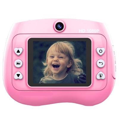 Acouto Kids Print Camera, Instant Print, 3.0" HD Screen Camera, Personalized Sticker Maker for Study Graphics, Photos, Instantly Reveal Your Artistic Flair and Cherish Every Moment (Pinkish)