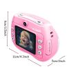 Acouto Kids Print Camera, Instant Print, 3.0" HD Screen Camera, Personalized Sticker Maker for Study Graphics, Photos, Instantly Reveal Your Artistic Flair and Cherish Every Moment (Pinkish) view 2