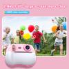 Acouto Kids Print Camera, Instant Print, 3.0" HD Screen Camera, Personalized Sticker Maker for Study Graphics, Photos, Instantly Reveal Your Artistic Flair and Cherish Every Moment (Pinkish) view 4