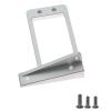 Aluminum Alloy Servo Mount Professional Axle Mount Bracket for 1/10 RC Hobby Car Chassis Modification- Silver view 1