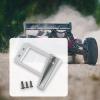 Aluminum Alloy Servo Mount Professional Axle Mount Bracket for 1/10 RC Hobby Car Chassis Modification- Silver view 3