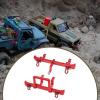 1:12 Scale RC Front Rear Parts Accessories Sturdy for MN82Pro MN82S RC Vehicles DIY Modified Parts- Red view 3