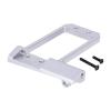 1/10 RC Servo Mount CNC Front Axle Servo Mount, Low Center Chassis DIY Controlled Vehicle Parts- Silvery view 1
