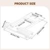 1/10 RC Servo Mount CNC Front Axle Servo Mount, Low Center Chassis DIY Controlled Vehicle Parts- Silvery view 2