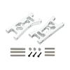 2Pcs Metal Front Lower Suspension Arm Replacement for Wltoys 244016 1/24 RC Trucks Model Car- Argent view 1