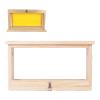 LAISANIM Bee Breeding Observation Box, Ventilated Wooden Beehive Frames, 2 Sided Transparent Acrylic Panels, 21.7x12.4x4.8in view 1