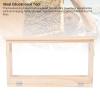 LAISANIM Bee Breeding Observation Box, Ventilated Wooden Beehive Frames, 2 Sided Transparent Acrylic Panels, 21.7x12.4x4.8in view 2
