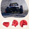 1:16 RC Car Rear Gearbox Cover, Metal Rear Upper Upgrade Spare Part for C8805 1/16 RC Car Vehicles DIY Modification- Red view 4