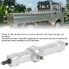 127MM Aluminium Alloy Rear Bridge Axle Assembly, RC Rear Axle for WPL D12 1/10 RC Truck, High Strength Anodized Surface with Mounting Screws, Durable Upgrade Part for Model Cars (Silver B) view 3