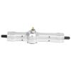 127MM Aluminium Alloy Rear Bridge Axle Assembly, RC Rear Axle for WPL D12 1/10 RC Truck, High Strength Anodized Surface with Mounting Screws, Durable Upgrade Part for Model Cars (Silver B) view 4