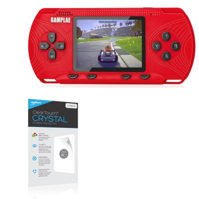 BoxWave Screen Protector Compatible With GAMPLAE Handheld Game (3.0 in) - ClearTouch Crystal (2-Pack), HD Film Skin - Shields From Scratches