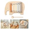 5 Note Xylophone Musical Toy Perception Percussion Instrument Wood 5 Tones Multicolor with Elephant Designs Wood Musical Instrument view 2