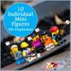 Brick Loot Random Minifigure Pack  10 Genuine Brick Figures Compatible with Major Brands, Bulk Building Toy Characters for Kids & Collectors view 2