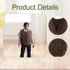 1/12 Scale Doll Clothes Knit Sleeveless Vest, Fashion Miniature Clothing Costume Accessories for 6 Inch Male Action Figures- Coffee view 3