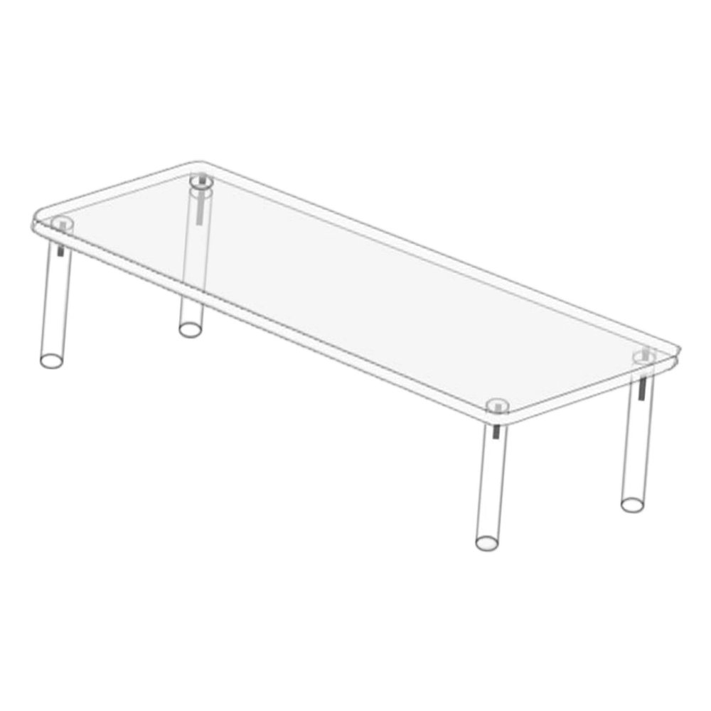 DYNWAVE Acrylic Display Stand Figure Toy Organizer Easy to Clean Gift Versatile Durability Transparent Display Riser Rack for Perfume