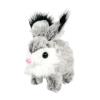 blloocod Rabbit Interactive Electronic Pet Toy with Wiggle Ears Sounds Movements Portable Cute Bunny for Children Kids Gifts- Gray White view 1