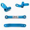 Metal Upgrade Steering Component Set, Link Rod Sturdy, Easy to Install with Screw for Scy1/16 16101 16102 Upgrade Accessories- Blue view 4
