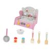 Wooden Play Kitchen Set for Kids, Pretend Play Cooking Toys with Accessories, Preschool Learning Toy, Fine Motor Skills, Birthday Gift for Toddlers- Set A view 1