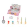 Wooden Play Kitchen Set for Kids, Pretend Play Cooking Toys with Accessories, Preschool Learning Toy, Fine Motor Skills, Birthday Gift for Toddlers- Set A view 2