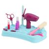 Kids Hair Salon Playset, Barber Hairdresser Styling Toys for Girls and Boys, Complete Hair Cutting Kit with Comb Scissors Hair Dryer, Gift for Kids Over 3 Years Old view 3
