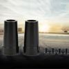 2Pcs Aluminum Alloy Rear Axles Bushing Accessory, RC Rear Axles Bushing Replacement, CNC Precision Machining for Wraith AX90018 90020 1/10 RC Car, High Strength Durable Fit with Sc (Black) view 2