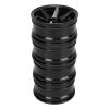 4PCS RC Wheel Hub, Reusable CNC Machining Aluminum Alloy RC Wheel Rims, 1/10 Scale RC Car Accessories with 52mm Diameter for HPI Kyosho HSP (Black) view 2