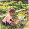 Kids Gardening Set 11PCS Toddler Tools Including Shovel Rake Watering Pot Gloves Apron Hat Flowerpot & Tote Bag Boys Girls view 3
