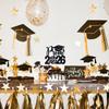 Black Glitter Prom 2026 Cake Topper, Prom Night/Congrats Grad, Class of 2026 Prom Night Birthday Graduation Party Decorations Supplies view 3