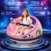 Electric Bumper Car with Remote Control, 360Spinning Ride-on Vehicle, Rechargeable Indoor Outdoor Kid Car with LED Lights & Soft BumperFun Gift view 2