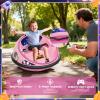 Electric Bumper Car with Remote Control, 360Spinning Ride-on Vehicle, Rechargeable Indoor Outdoor Kid Car with LED Lights & Soft BumperFun Gift view 3