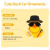 wonuu Gentleman Toilet Rubber Duck, Car Dashboard Decor with Toothbrushes view 2