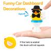 wonuu Gentleman Toilet Rubber Duck, Car Dashboard Decor with Toothbrushes view 3